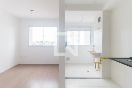 Sala/Cozinha de apartamento para alugar com 2 quartos, 44m² em Vila Nova Cintra, Mogi das Cruzes