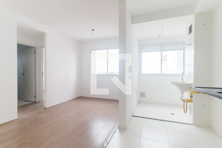 Sala/Cozinha de apartamento para alugar com 2 quartos, 44m² em Vila Nova Cintra, Mogi das Cruzes