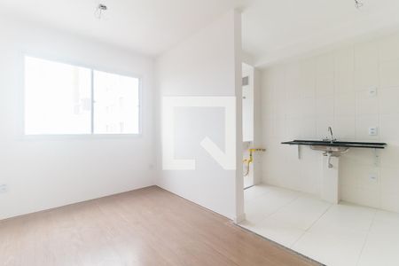 Sala/Cozinha de apartamento para alugar com 2 quartos, 44m² em Vila Nova Cintra, Mogi das Cruzes