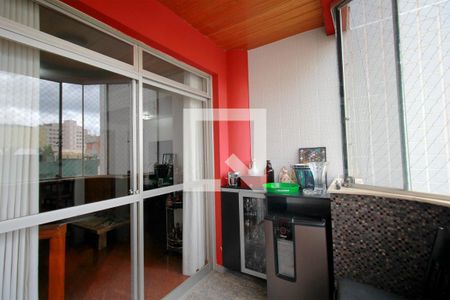 Varanda da Sala de apartamento à venda com 3 quartos, 93m² em São Pedro, Belo Horizonte