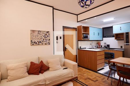 Sala de apartamento à venda com 2 quartos, 58m² em Centro, Belo Horizonte