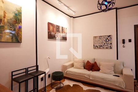 Sala de apartamento à venda com 2 quartos, 58m² em Centro, Belo Horizonte