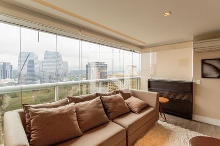 Sala de apartamento para alugar com 1 quarto, 54m² em Vila Nova Conceição, São Paulo