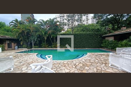 Área comum - Piscina de apartamento à venda com 1 quarto, 65m² em Panamby, São Paulo