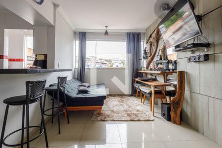 Sala de apartamento à venda com 2 quartos, 48m² em Goiânia, Belo Horizonte