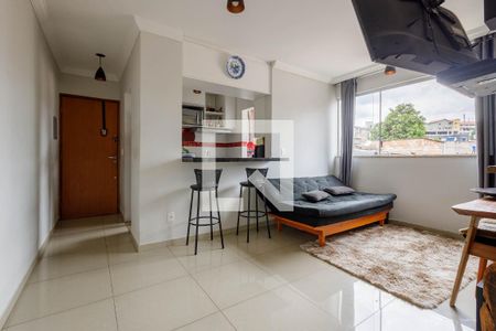 Sala de apartamento à venda com 2 quartos, 48m² em Goiânia, Belo Horizonte