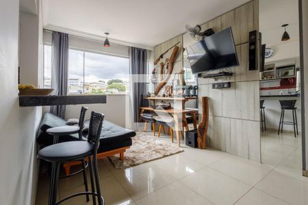 Sala de apartamento à venda com 2 quartos, 48m² em Goiânia, Belo Horizonte