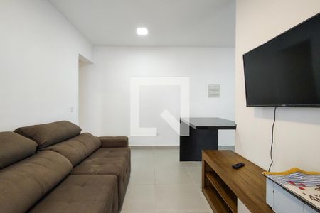 Sala de apartamento para alugar com 1 quarto, 45m² em Vilamar, Praia Grande