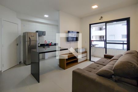 Sala de apartamento para alugar com 1 quarto, 45m² em Vilamar, Praia Grande