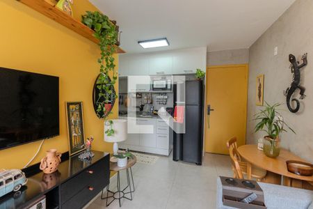 Sala de apartamento à venda com 1 quarto, 34m² em Consolação, São Paulo