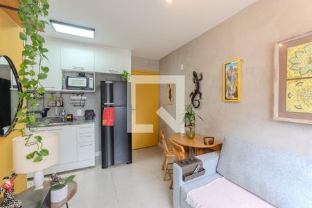 Sala de apartamento à venda com 1 quarto, 34m² em Consolação, São Paulo