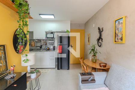 Sala de apartamento à venda com 1 quarto, 34m² em Consolação, São Paulo