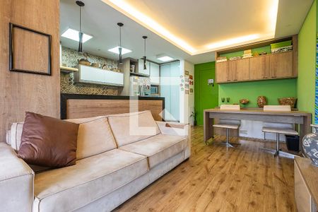 Sala/Cozinha de apartamento à venda com 2 quartos, 70m² em Pinheiros, São Paulo