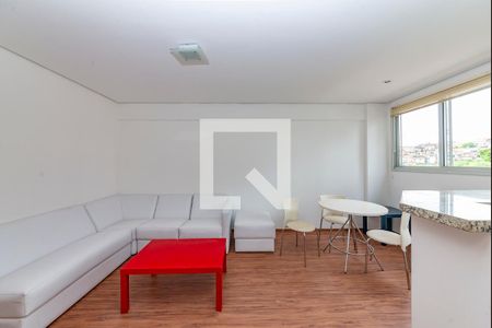 Sala de apartamento para alugar com 1 quarto, 40m² em Luxemburgo, Belo Horizonte