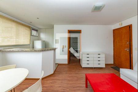 Sala de apartamento para alugar com 1 quarto, 40m² em Luxemburgo, Belo Horizonte