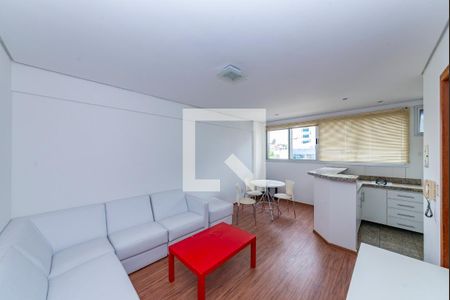 Sala de apartamento para alugar com 1 quarto, 40m² em Luxemburgo, Belo Horizonte