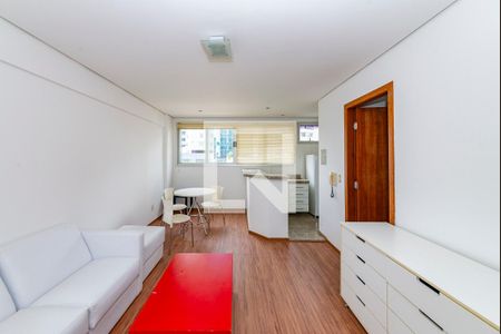 Sala de apartamento para alugar com 1 quarto, 40m² em Luxemburgo, Belo Horizonte