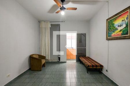 Sala de apartamento para alugar com 1 quarto, 52m² em Canto do Forte, Praia Grande