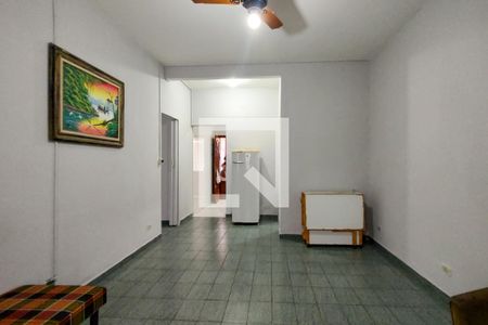 Sala de apartamento para alugar com 1 quarto, 52m² em Canto do Forte, Praia Grande