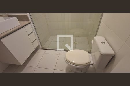 Banheiro  de kitnet/studio para alugar com 1 quarto, 37m² em Santa Paula, São Caetano do Sul