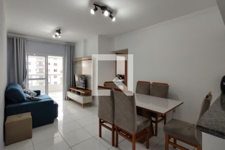 Sala de apartamento para alugar com 2 quartos, 74m² em Aviação, Praia Grande