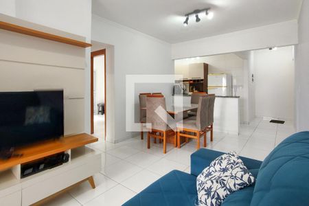 Sala de apartamento para alugar com 2 quartos, 74m² em Aviação, Praia Grande