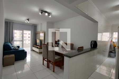 Sala de apartamento para alugar com 2 quartos, 74m² em Aviação, Praia Grande