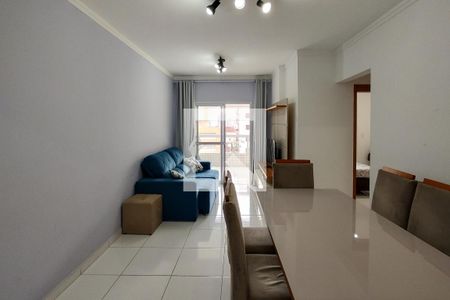 Sala de apartamento para alugar com 2 quartos, 74m² em Aviação, Praia Grande