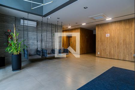 Apartamento para alugar com 25m², 1 quarto e sem vaga Apartamento para alugar com 25m², 1 quarto e sem vagaÁrea comum - Hall Social