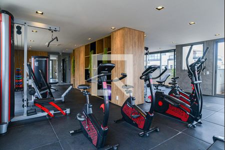 Apartamento para alugar com 25m², 1 quarto e sem vaga Apartamento para alugar com 25m², 1 quarto e sem vagaÁrea comum - Academia