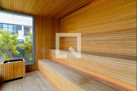 Apartamento para alugar com 25m², 1 quarto e sem vaga Apartamento para alugar com 25m², 1 quarto e sem vagaÁrea comum - Sauna