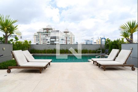 Apartamento para alugar com 25m², 1 quarto e sem vaga Apartamento para alugar com 25m², 1 quarto e sem vagaÁrea comum - Piscina