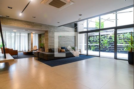 Apartamento para alugar com 25m², 1 quarto e sem vaga Apartamento para alugar com 25m², 1 quarto e sem vagaÁrea comum - Hall Social