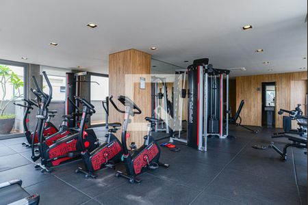 Apartamento para alugar com 25m², 1 quarto e sem vaga Apartamento para alugar com 25m², 1 quarto e sem vagaÁrea comum - Academia