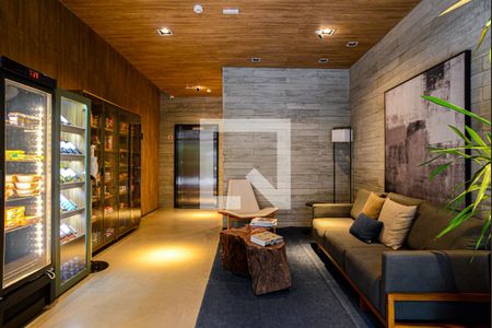 Apartamento para alugar com 25m², 1 quarto e sem vaga Apartamento para alugar com 25m², 1 quarto e sem vagaÁrea comum - Hall Social