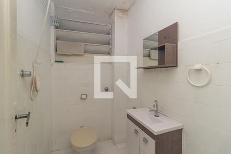 Banheiro de kitnet/studio à venda com 1 quarto, 35m² em República, São Paulo