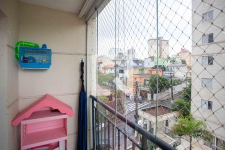 Varanda da Sala de apartamento à venda com 3 quartos, 62m² em Centro, Diadema