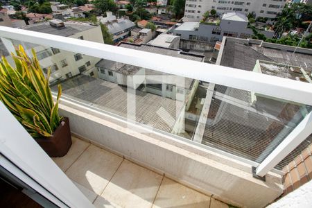 Varanda da Suíte de apartamento para alugar com 1 quarto, 76m² em Pinheiros, São Paulo