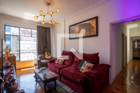 Sala de apartamento à venda com 3 quartos, 100m² em Tijuca, Rio de Janeiro