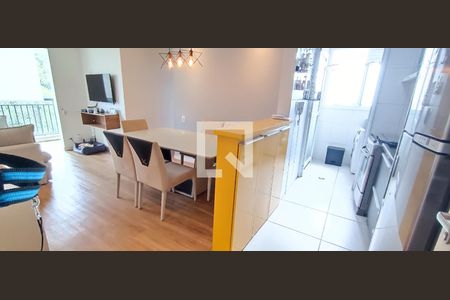 Sala/Cozinha de apartamento à venda com 3 quartos, 64m² em Jardim Monte Kemel, São Paulo