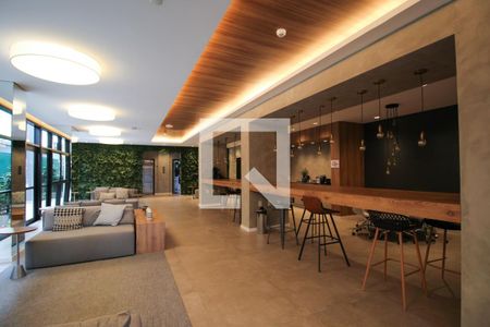 Studio para alugar com 26m², 1 quarto e sem vaga Studio para alugar com 26m², 1 quarto e sem vagaHall