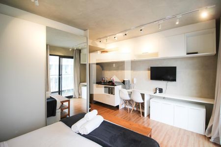 Suíte  de kitnet/studio para alugar com 1 quarto, 26m² em Indianópolis, São Paulo