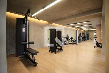 Studio para alugar com 26m², 1 quarto e sem vaga Studio para alugar com 26m², 1 quarto e sem vagaÁrea comum - Academia