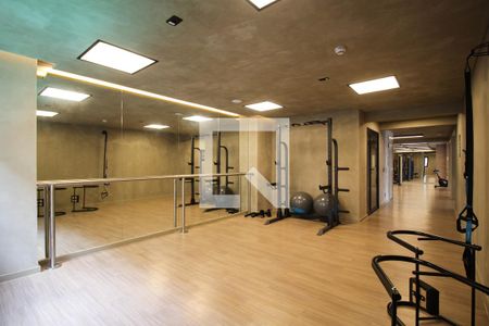 Studio para alugar com 26m², 1 quarto e sem vaga Studio para alugar com 26m², 1 quarto e sem vagaÁrea comum - Academia