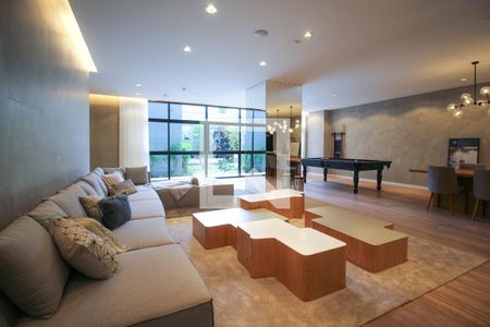 Studio para alugar com 26m², 1 quarto e sem vaga Studio para alugar com 26m², 1 quarto e sem vagaÁrea comum - Salão de festas