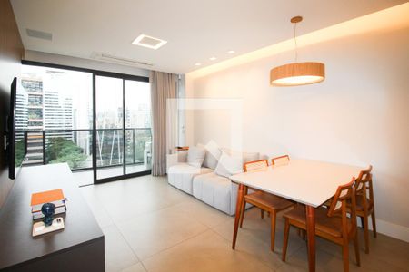 Sala de apartamento à venda com 1 quarto, 59m² em Itaim Bibi, São Paulo