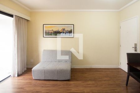 Sala/Cozinha de apartamento para alugar com 1 quarto, 69m² em Moema, São Paulo