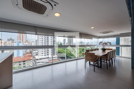 Varanda de apartamento para alugar com 5 quartos, 255m² em Aparecida, Santos