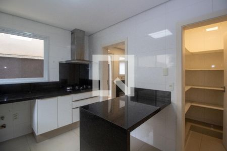 Cozinha de casa de condomínio para alugar com 3 quartos, 205m² em Residencial Real Park Sumaré, Sumaré