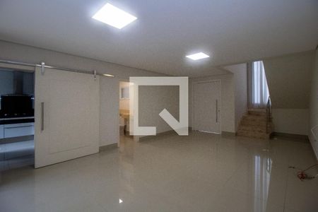 Sala e Sala de Jantar de casa de condomínio para alugar com 3 quartos, 205m² em Residencial Real Park Sumaré, Sumaré